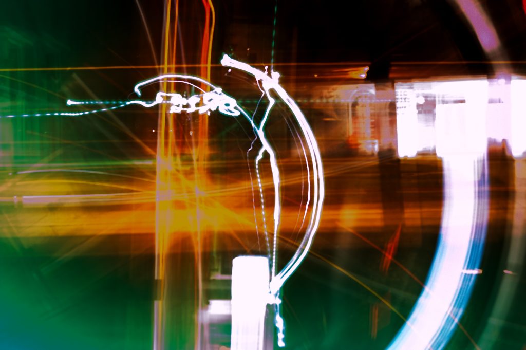 Dragged Shutter Light Picture Photographer George Hancock New Orleans October 2006