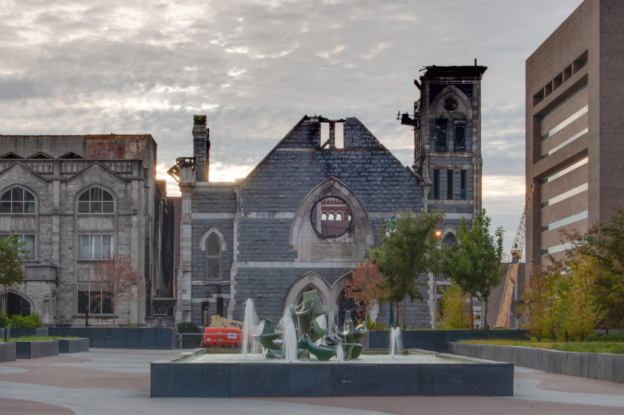 October 13, 2006 – First United Methodist Church Fire – A Week Later