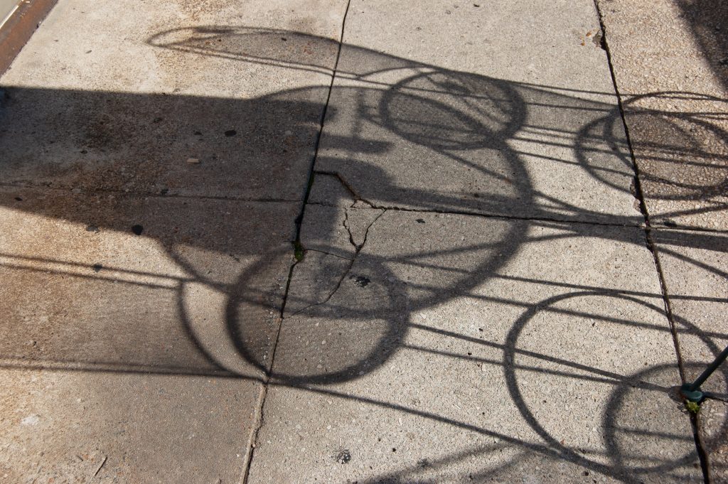 Shadow Pictures - Green Beetle -Memphis Tennessee -Photographer George Hancock - October 2006