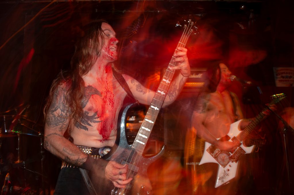 Process of Suffocation Bass Player Blood Artist George Hancock Memphis Tennessee April 8 2011