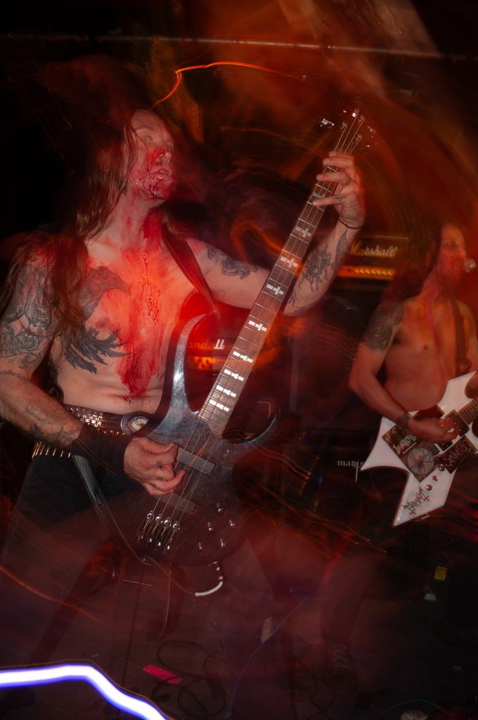 Process of Suffocation Bass Player Blood Artist George Hancock Memphis Tennessee April 8 2011