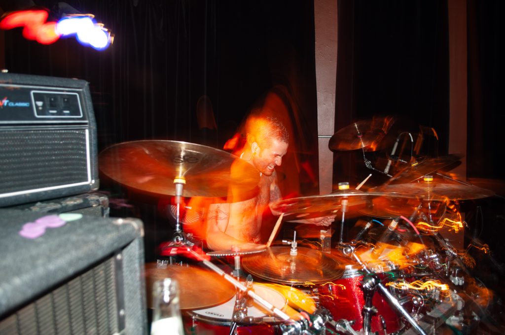 Process of Suffocation Drummer Blood Photographer George Hancock Bass Memphis Tennessee April 8 2011