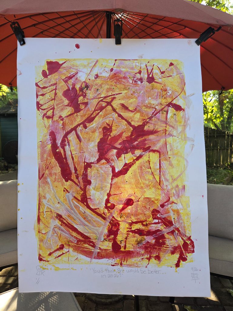 You' d Thiink Art Would Be Better In 2026 printmaker printmaking artist George Hancock October 17 art show piece Memphis Tennesse B Side